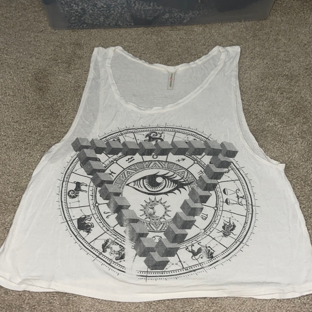 Sheer tank top